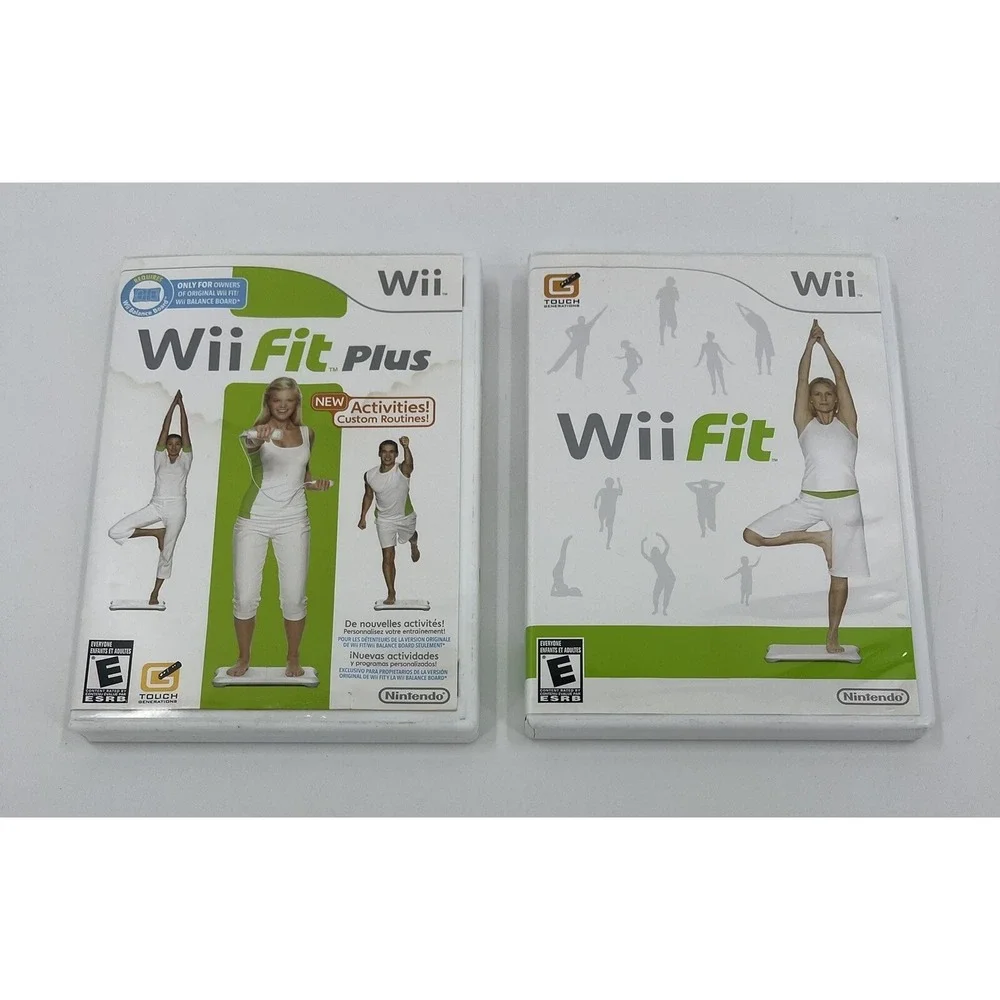 Wii Fit (Nintendo‎ Wii WiiU) GAME + Wii Fit Plus Tested